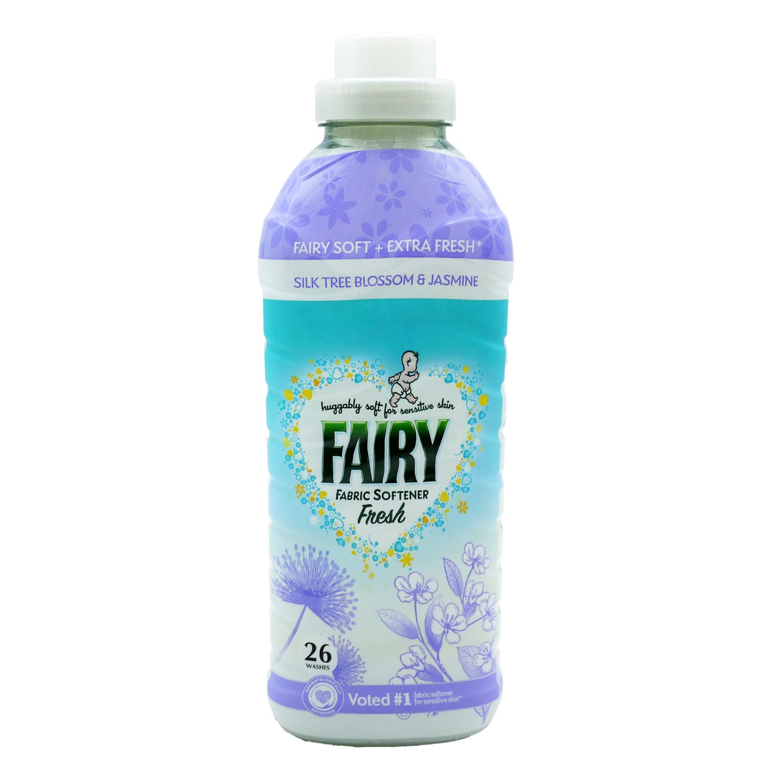 Best Fairy Fabric Conditioner Silk Tree Blossom & Jasmine 26w 858ml | High Quality Cleaning Product Online - Product Image Best Fairy Fabric Conditioner Silk Tree Blossom & Jasmine 26w 858ml | High Quality Cleaning Product Online - Product Image